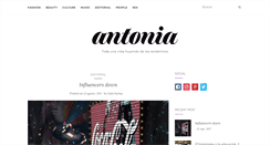Desktop Screenshot of antoniamag.com